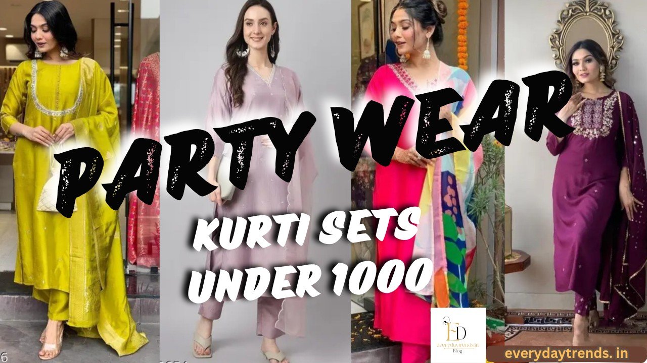 Party Wear Kurti Sets