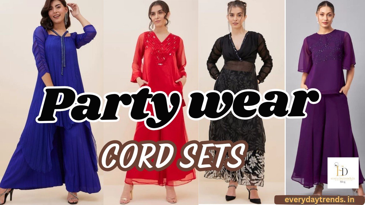 Party Wear Cord Sets for Women