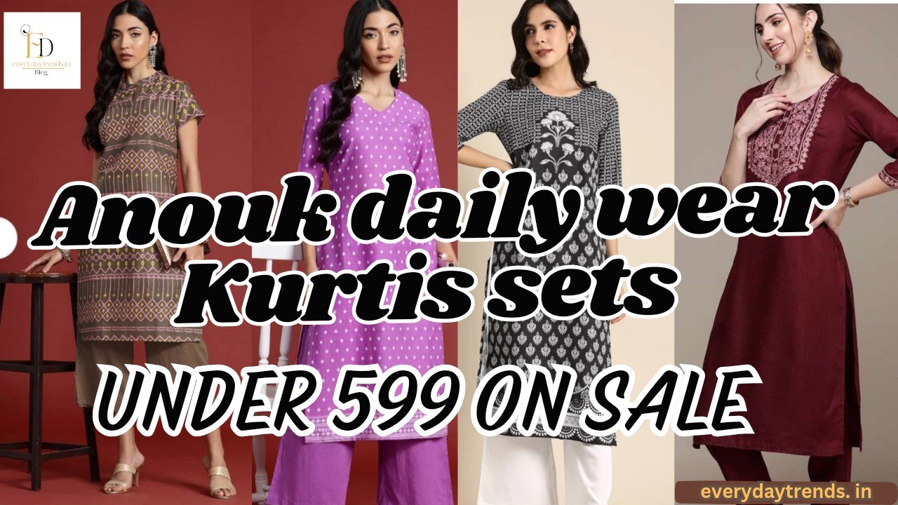 Daily Wear Kurti Sets on Anouk under 599