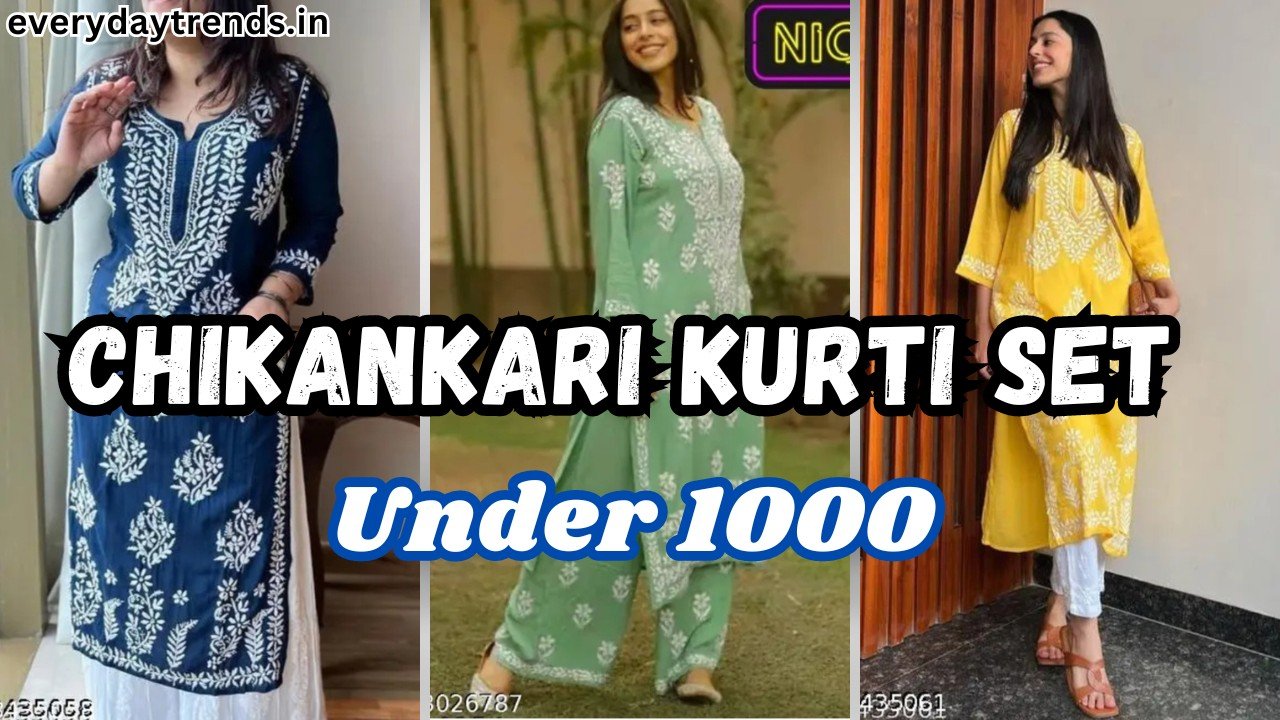 Chikankari Kurti Sets for Women