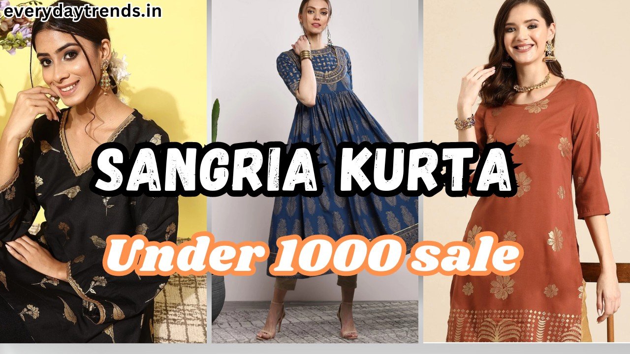 Sangria Kurtas under 1000