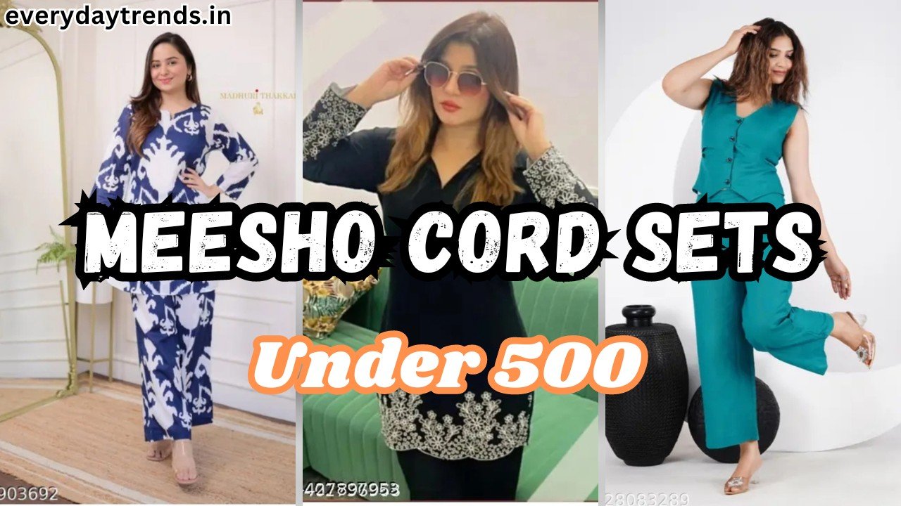 Western Cord Sets on Meesho under 500